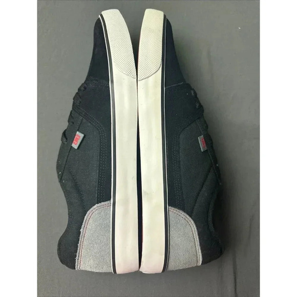 Mens Size 12 DC Tonik Black/Grey Red Leather & Cloth Top Skateboarding S… - Picture 10 of 17